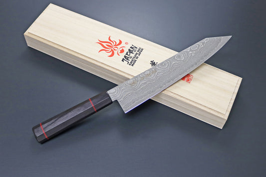 Kanetsune Namishibuki Kiritsuke 210mm Japanese Kitchen Knife